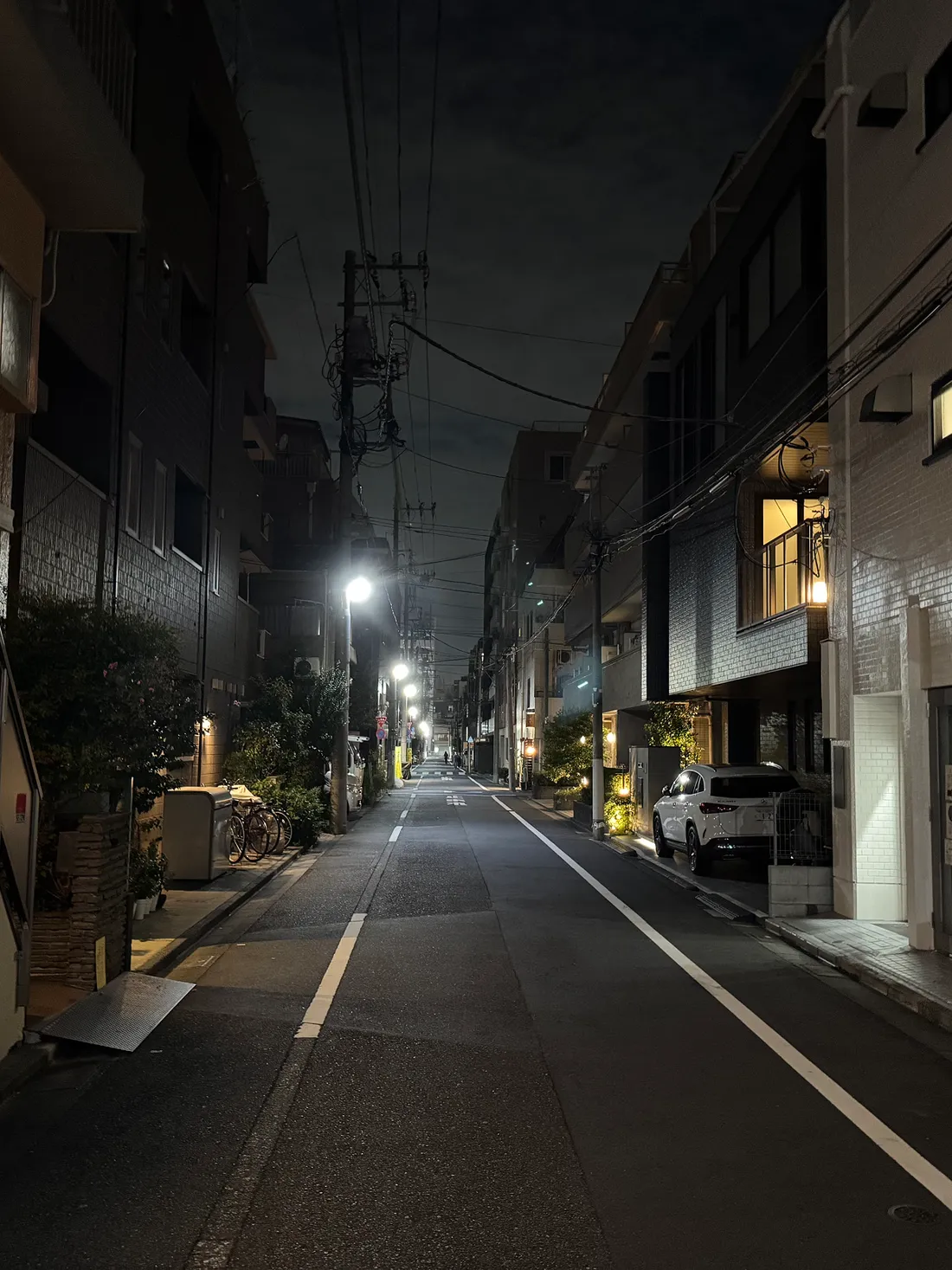 Japan streets at night