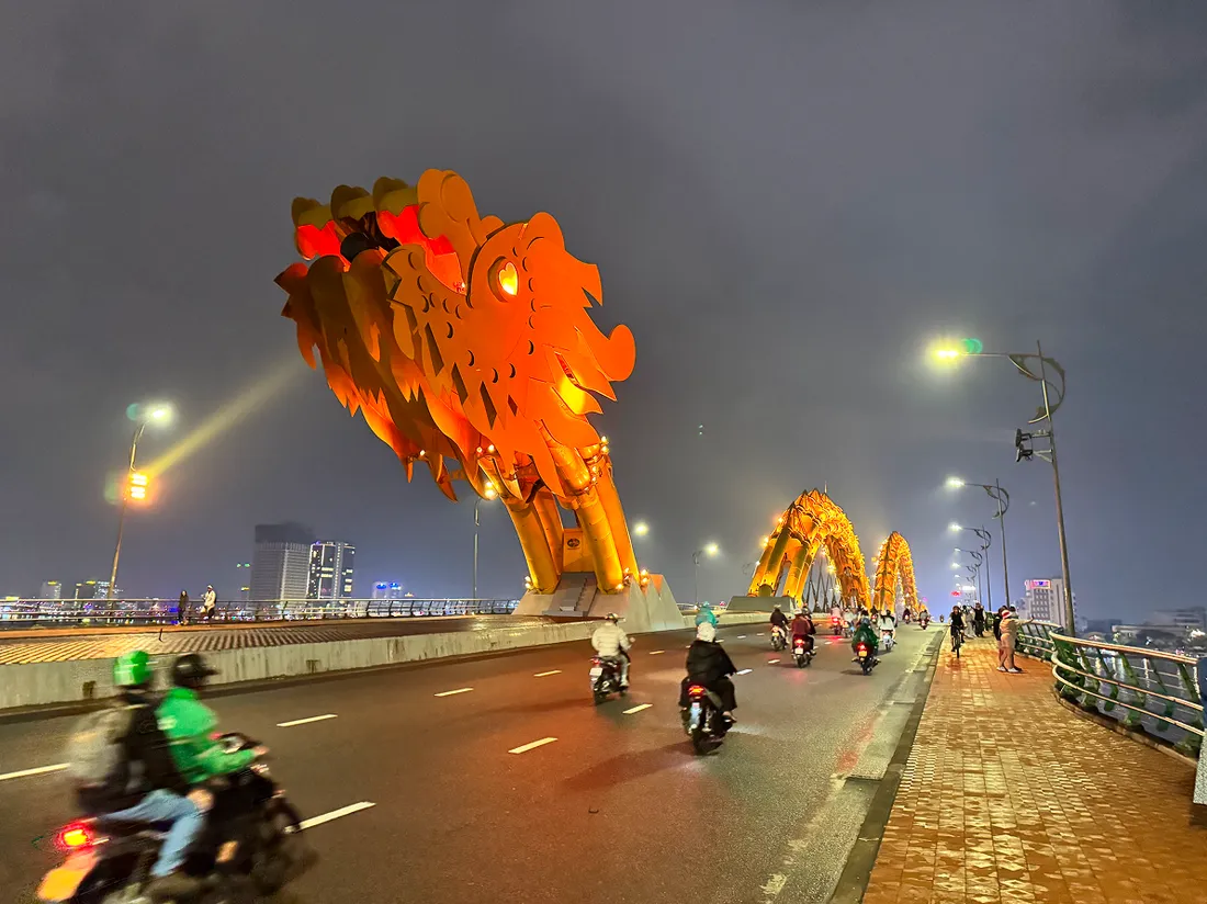 Dragon bridge in Vietnam
