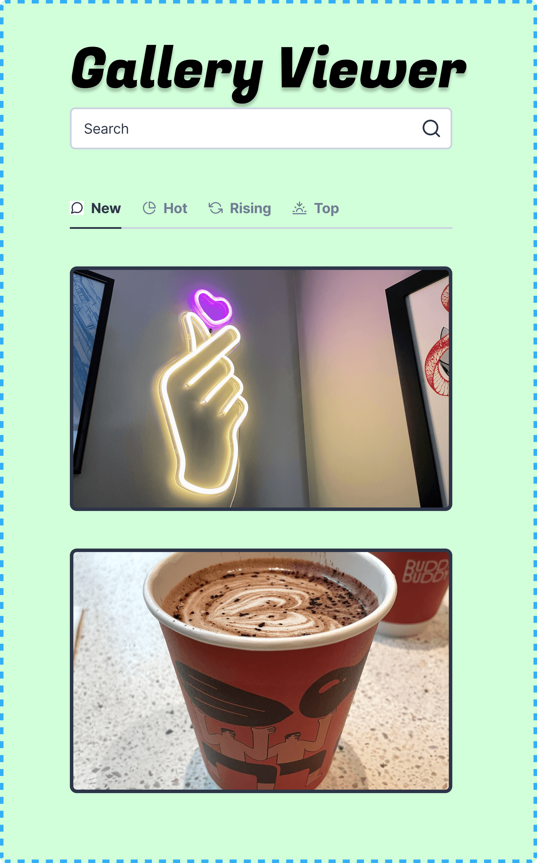 Gallery Viewer
wireframes