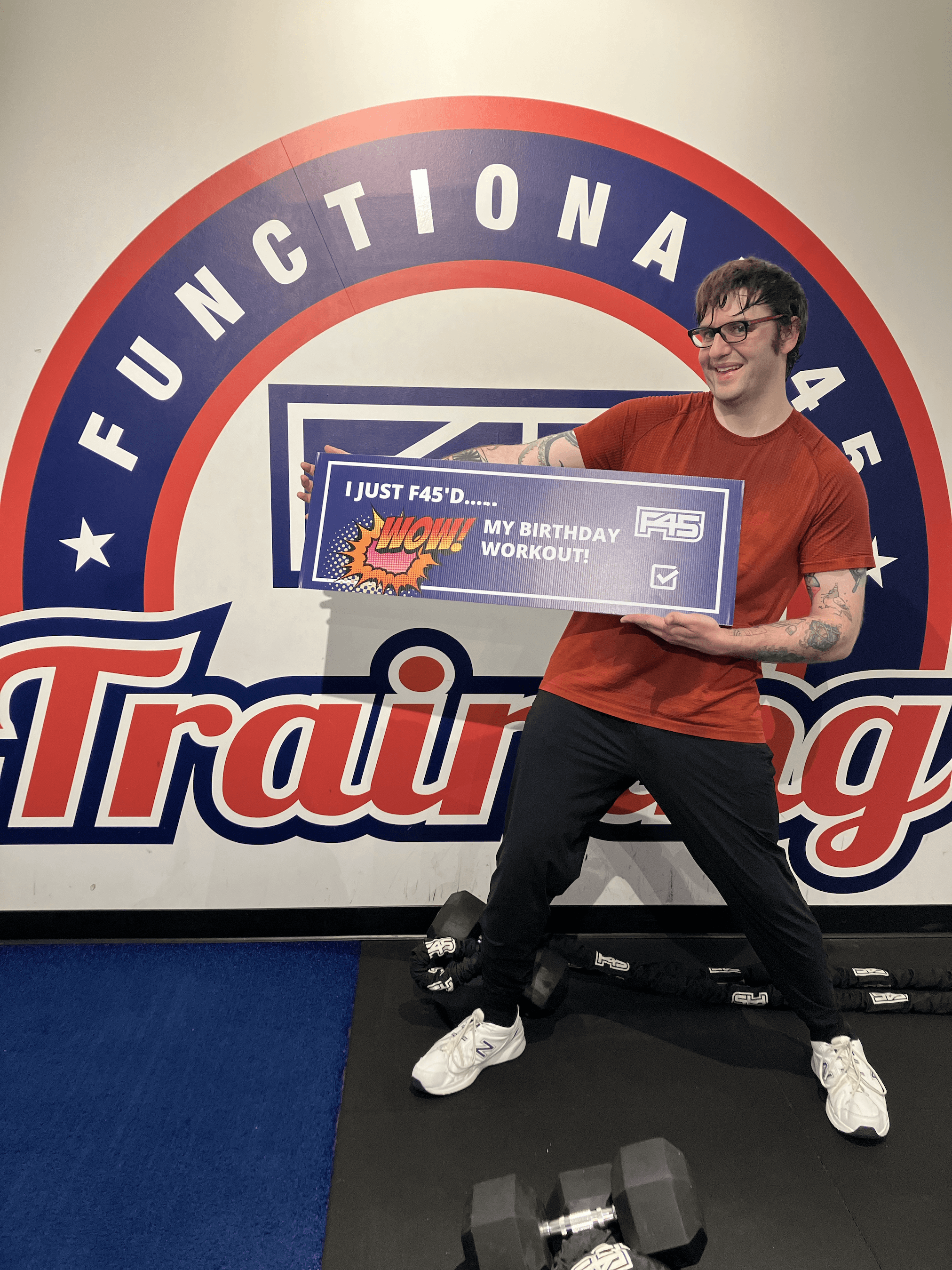 Person at F45