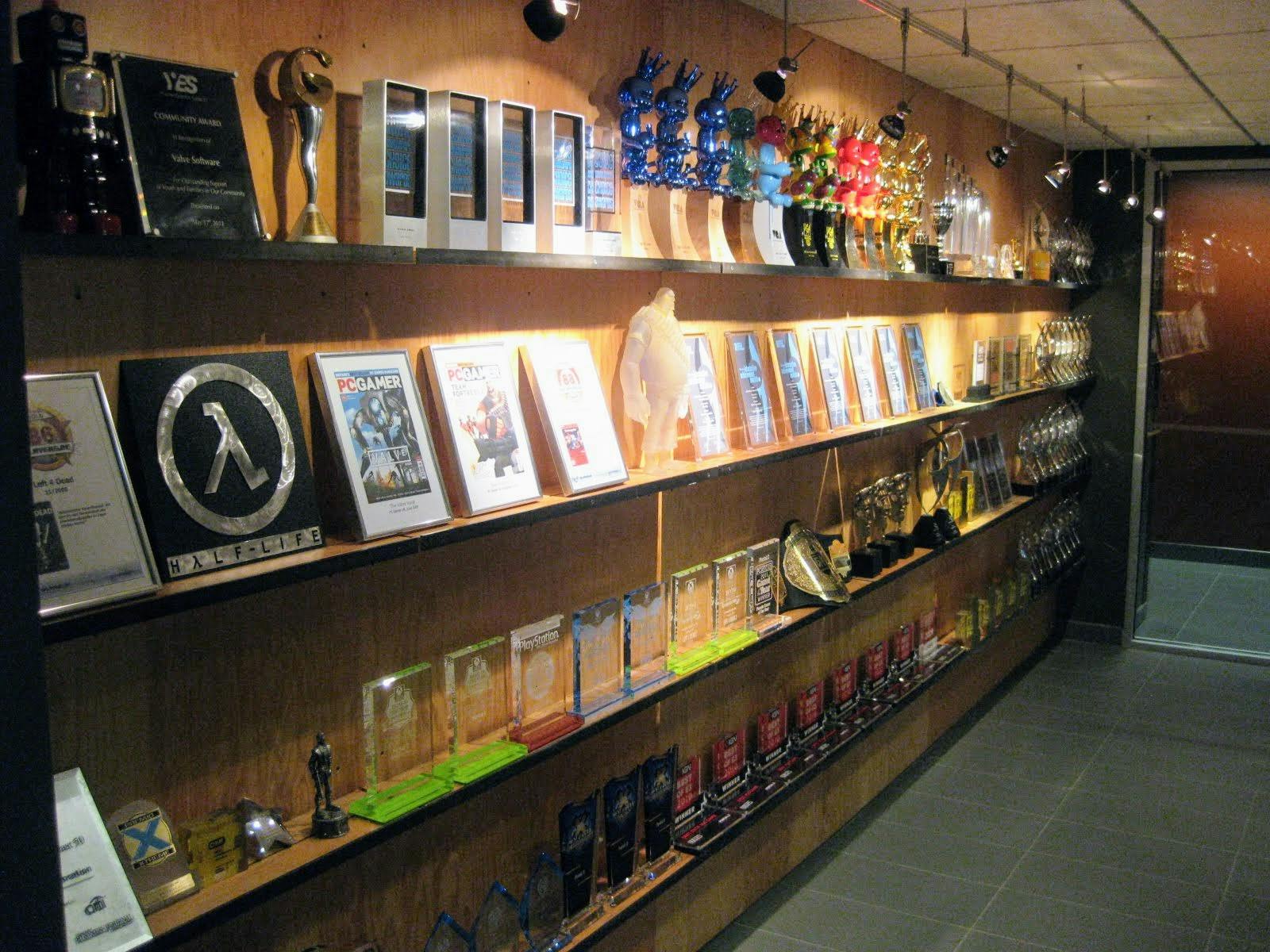 Wall of
awards